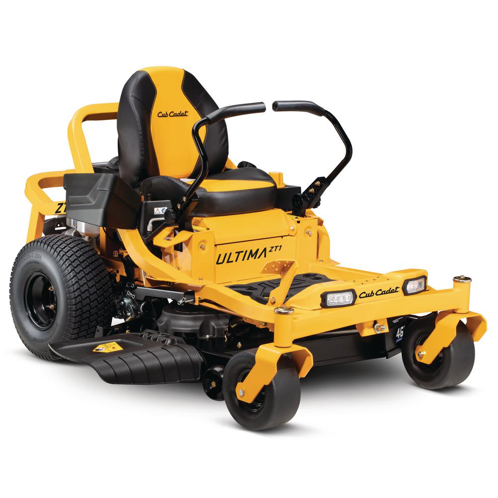Cub Cadet Ultima ZT1 46 in. Fabricated Deck 679 cc V-Twin OHV Gas Engine Zero Turn Mower with Lap Bar Control